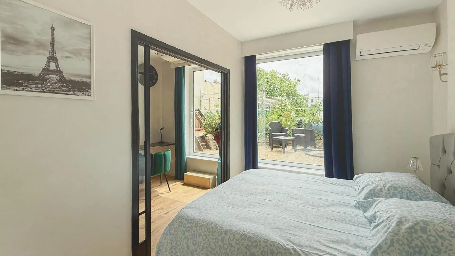 Bright Apartment With Garden Close To The Metro 巴黎